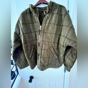 Free people quilted jacket XL